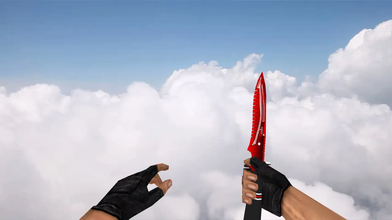 Скачать Модель ножа Default Knife Griff v_ для CS 1.6: звуки, анимация осмотра, качество текстур и настройка - Скриншот