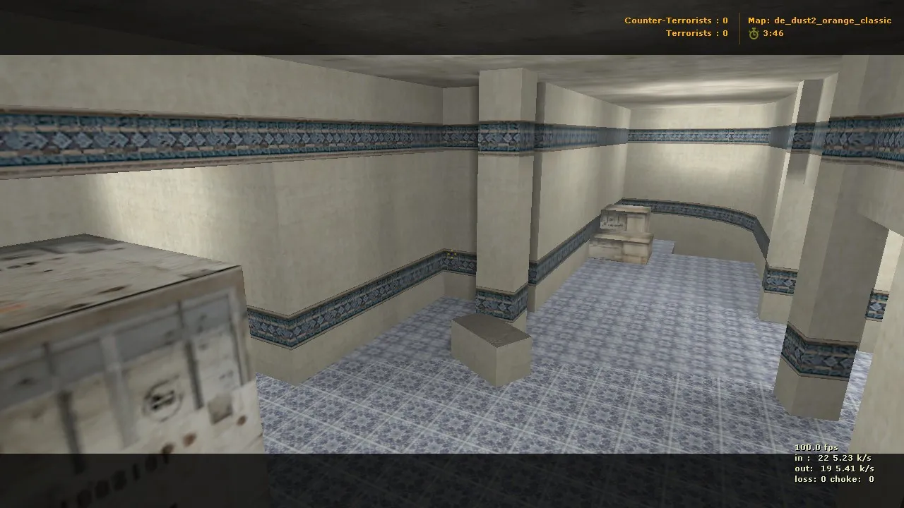 de_dust2_orange_classic для CS 1.6: карта DE, точки, баланс сторон и оптимизация — скриншот 8
