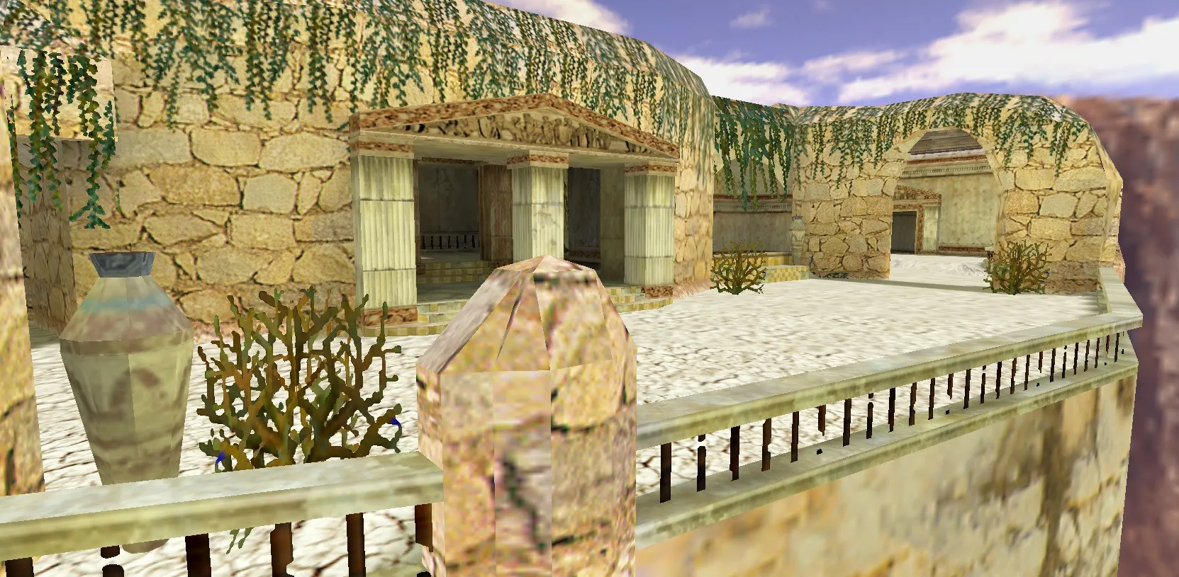 Карта de_troy для CS 1.6: Тактики и детали — скриншот 4