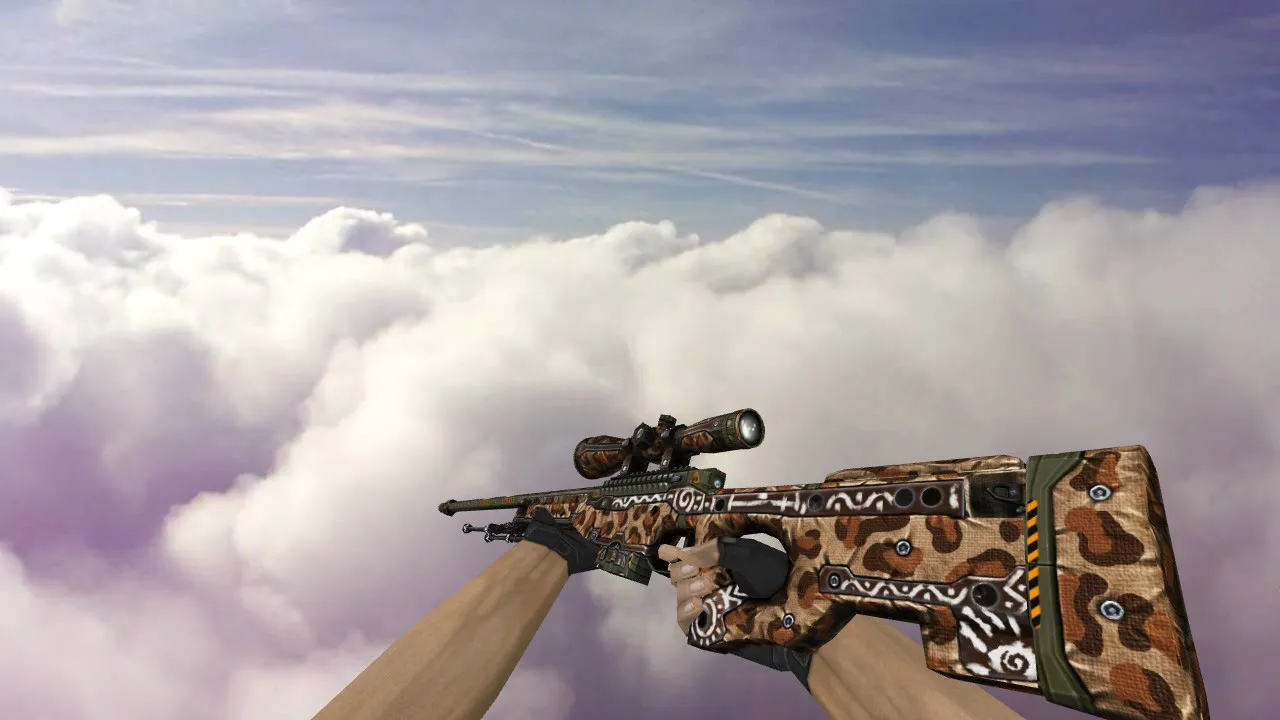 Скачать Модель «AWP Warlord» для CS 1.6 — мощное оружие для вашей игры - Скриншот
