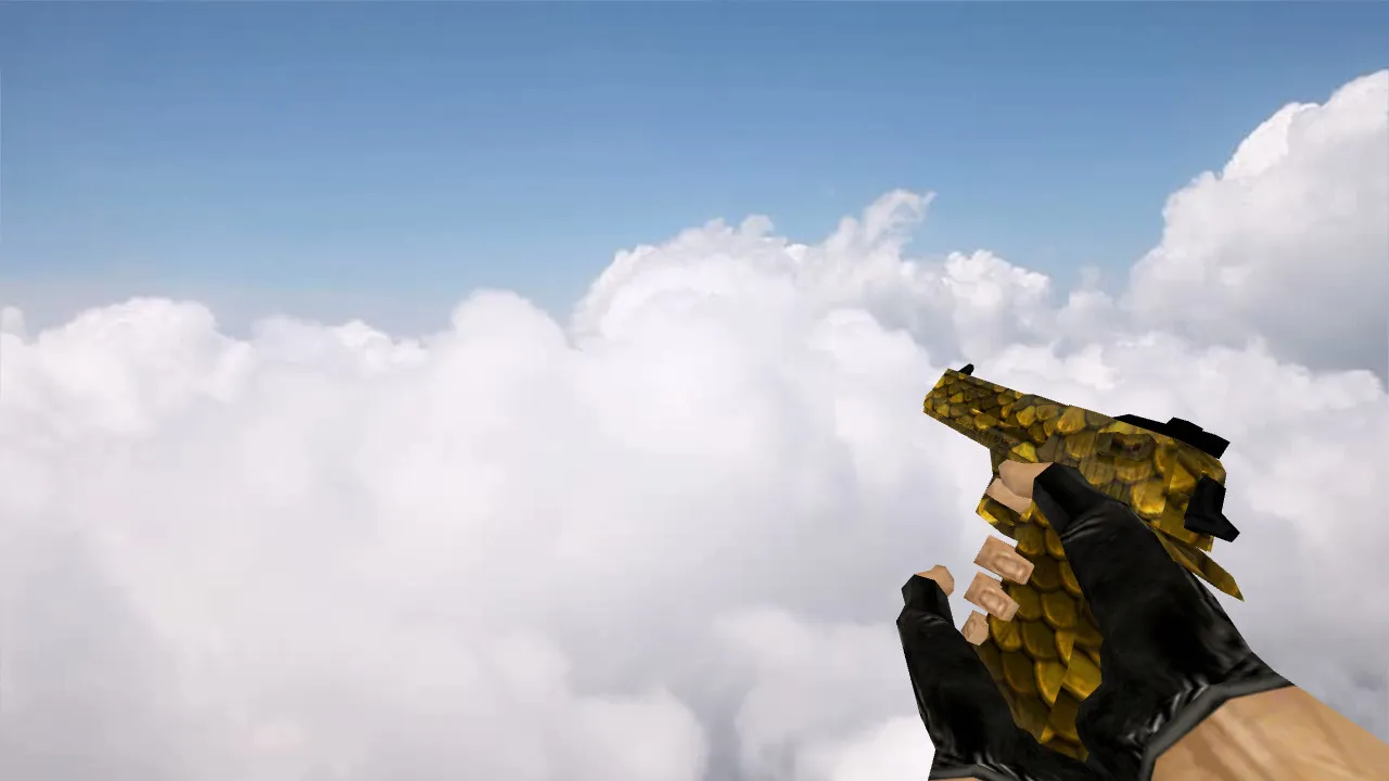Скачать Модель «Deagle Gold scales» для CS 1.6 - Анимации и текстуры - Скриншот