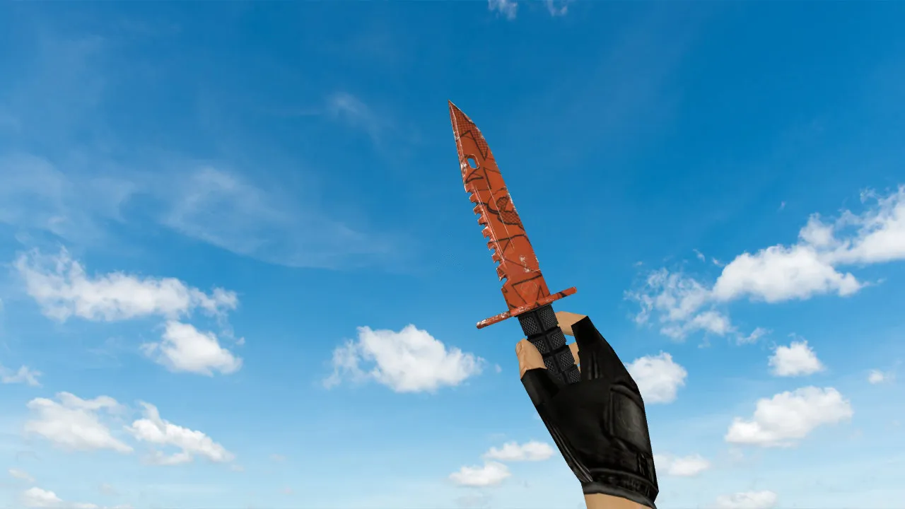 Модель ножа Штык-нож M9 «БАХ» v_ для CS 1.6: p_ и w_ модели, звуки, анимация осмотра — скриншот 2