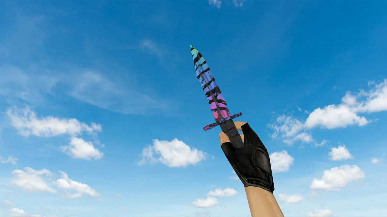 Скачать Модель ножа v_ p_ w_ M9 Bayonet Superfurry для CS 1.6: звук, анимация осмотра, качество текстур - Скриншот