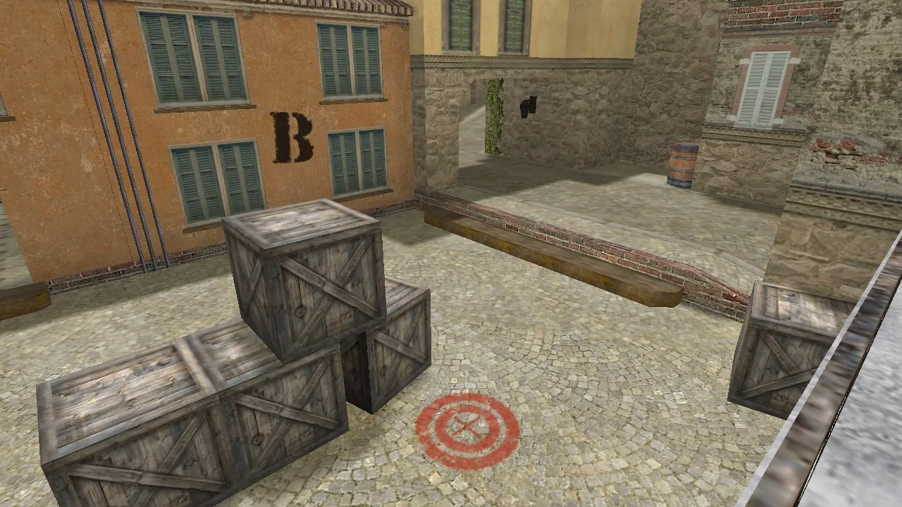 Скачать de_esl_villaggio_b1 карта CS 1.6: тактика за CT/T, точки, .nav и оптимизация wpoly/epoly - Скриншот