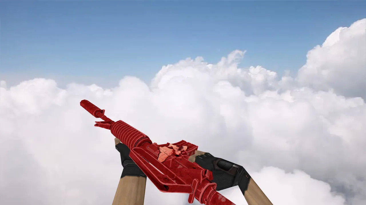 Скачать Модель M4A1 Demonology v_ для CS 1.6: p_ и w_ модели, звуки, анимация осмотра, качество текстур - Скриншот