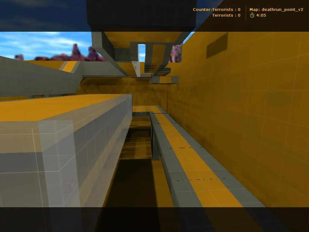 Скачать deathrun_point_v2 для CS 1.6: карта deathrun, точки, маршруты и запуск без проблем - Скриншот