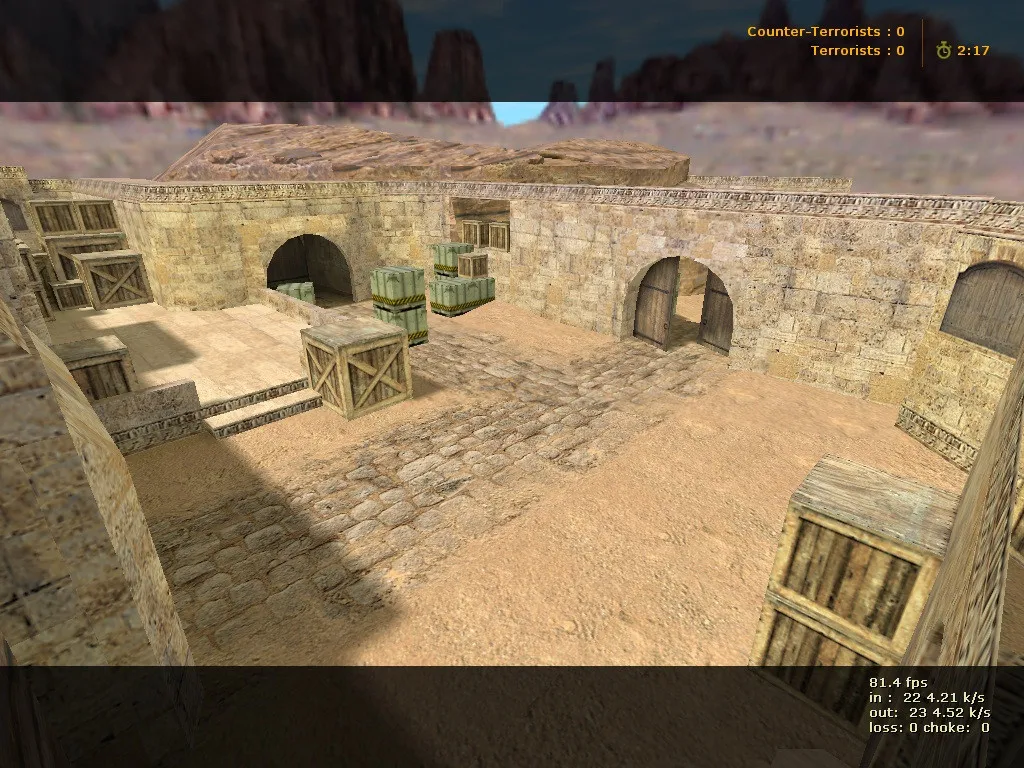 Скачать de_dust2_cv — DE карта для CS 1.6: точки, маршруты, .nav для ботов и оптимизация wpoly/epoly - Скриншот
