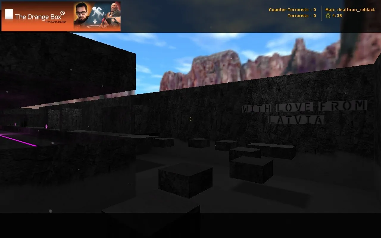 Скачать deathrun_reblack для CS 1.6 — карта deathrun, точки, оптимизация, .nav и баланс сторон - Скриншот