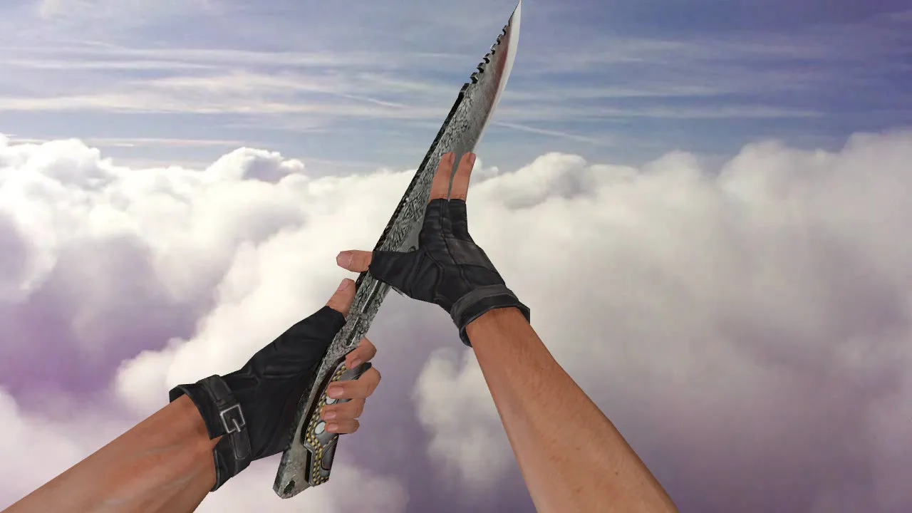 Скачать Модель «Single Nata Knife» для CS 1.6: v_, p_, w_ нож, звуки, анимации осмотра, текстуры и качество модели - Скриншот