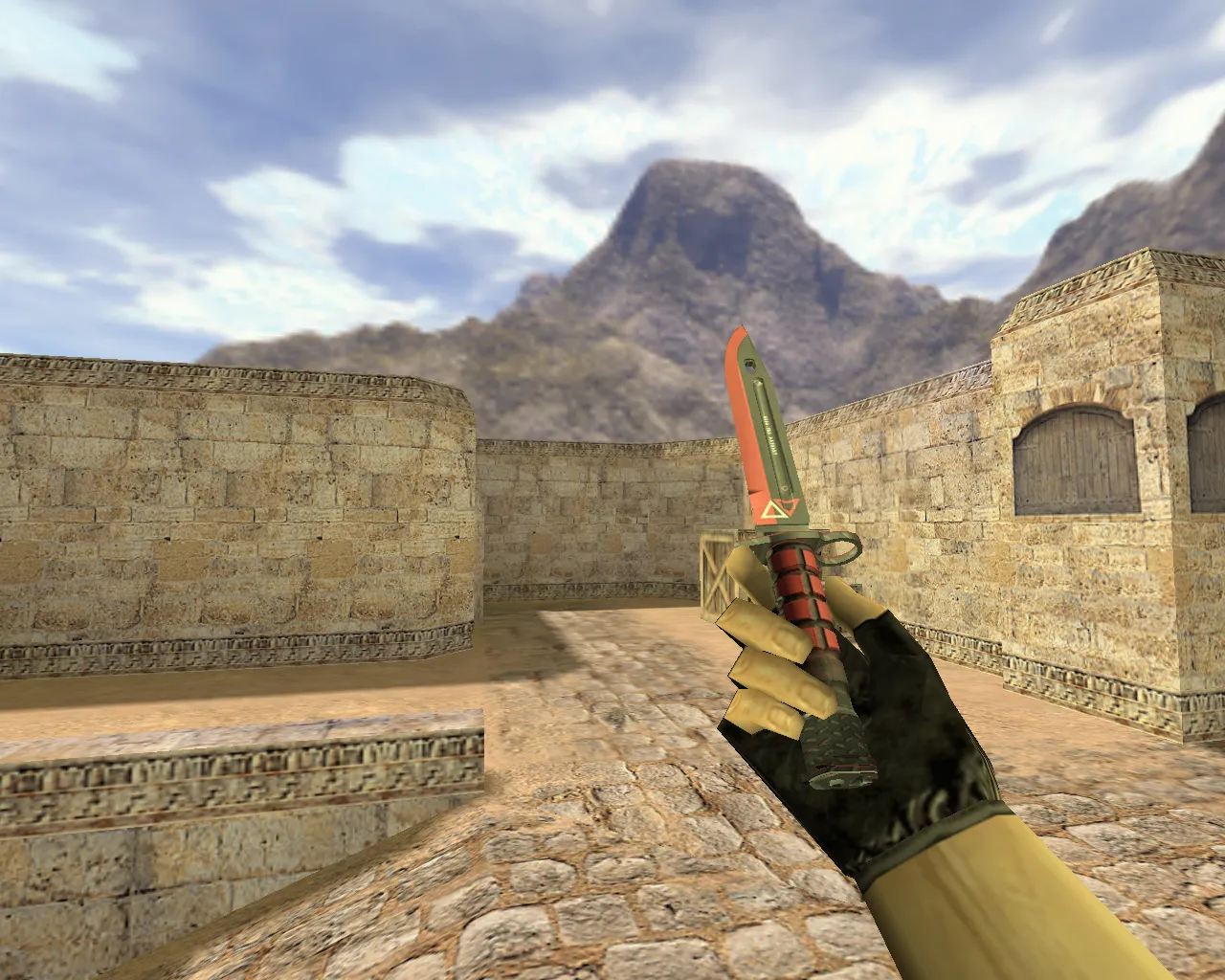 Скачать Модель «Штык-нож Экотек» v_knife_p в CS 1.6: звук, анимация осмотра, v_ и p_ модели для ножа - Скриншот