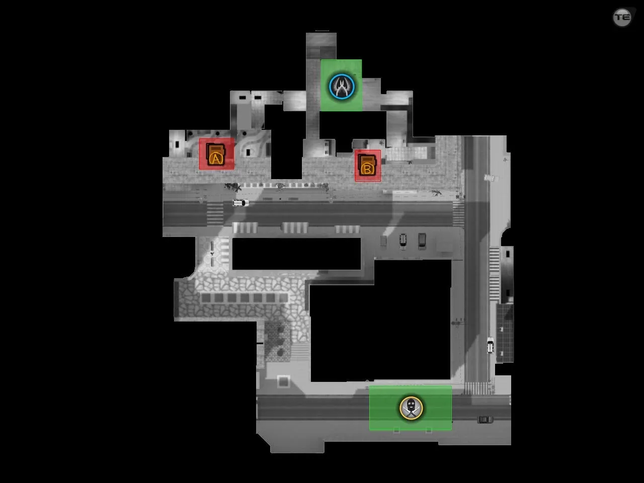 Скачать Карта de_miez для CS 1.6: тактические возможности и баланс сторон - Скриншот