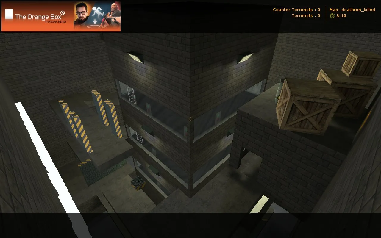 deathrun_killed для CS 1.6: карта Deathrun, точки заразы и защита террора/контров — скриншот 1