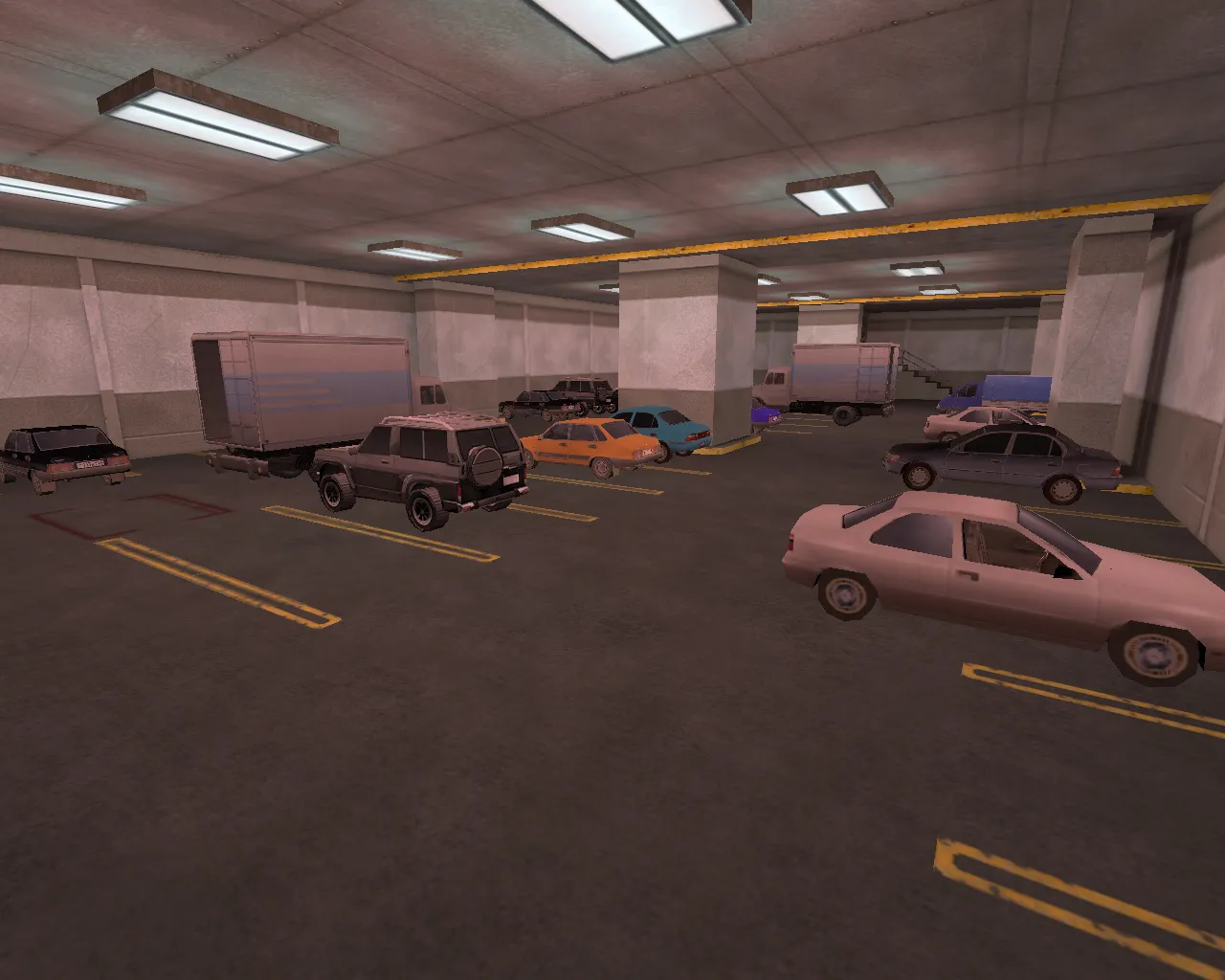 Скачать aim_cs_de_parking для CS 1.6: карта для разминки aim, точки, боты и оптимизация - Скриншот