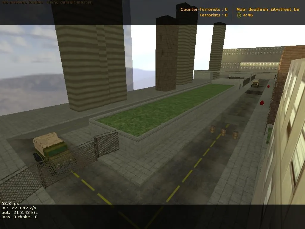 Скачать deathrun_citystreet_be_short для CS 1.6: тактика, карты, .nav, оптимизация и настройка ботов - Скриншот