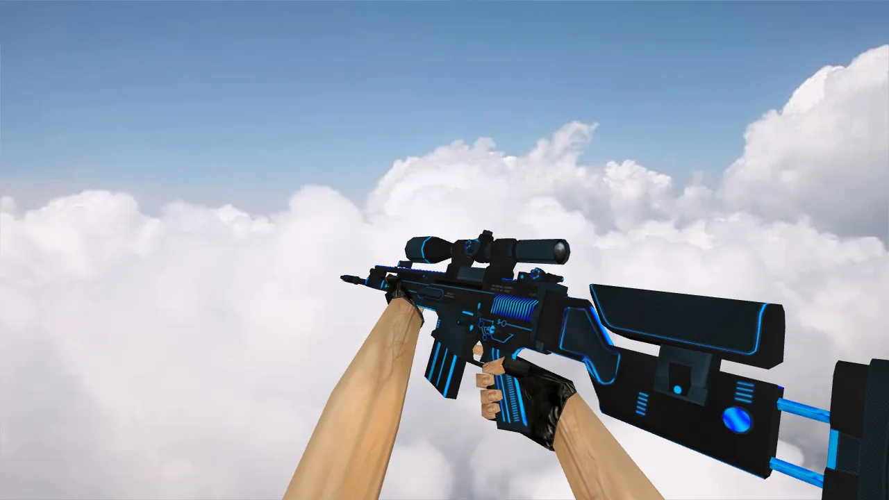 Скачать Модель SCAR-20 Plasmax для CS 1.6 - Обзор и Особенности - Скриншот
