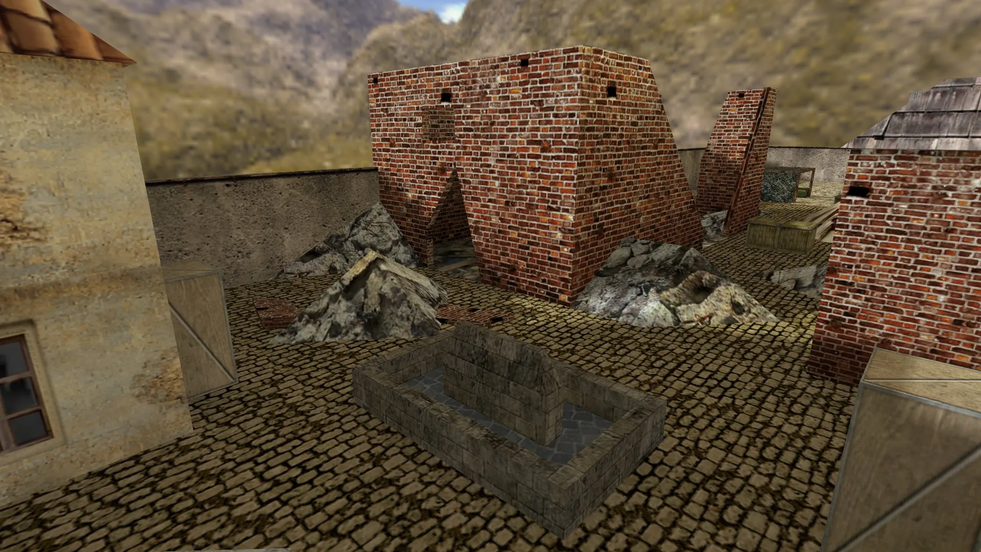 Скачать de_crazytank для CS 1.6: тактика за Т/КТ, точки, навигация ботов и оптимизация карты - Скриншот