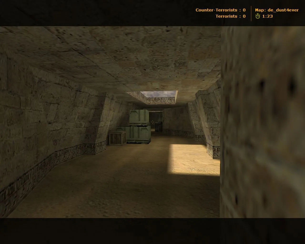 Скачать de_dust4ever — карта для CS 1.6: точки, маршруты, баланс сторон, .nav и оптимизация wpoly/epoly - Скриншот