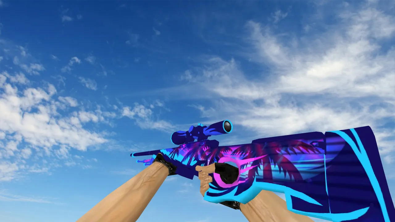 Скачать Модель «AWP Ice Palm» для CS 1.6: Обновите своё оружие - Скриншот