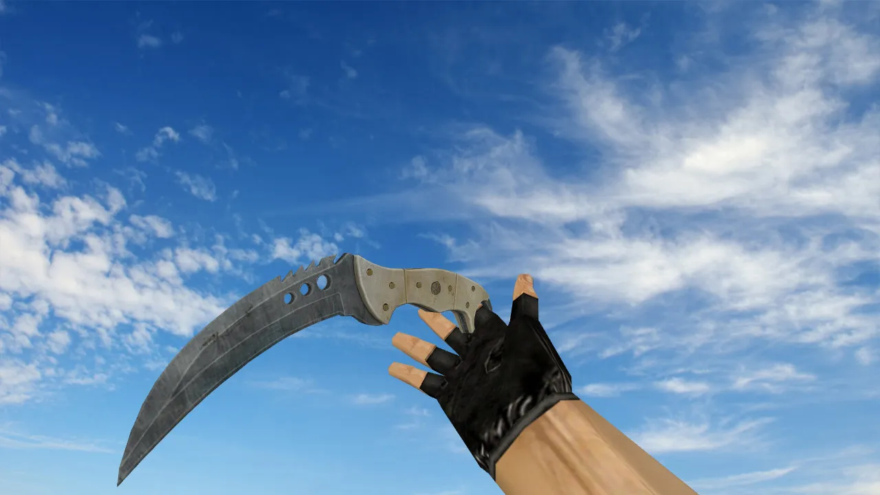 Скачать Модель «Talon Knife Default» v_ для CS 1.6: p_ w_ файлы, звук, анимация осмотра и нормальные текстуры - Скриншот