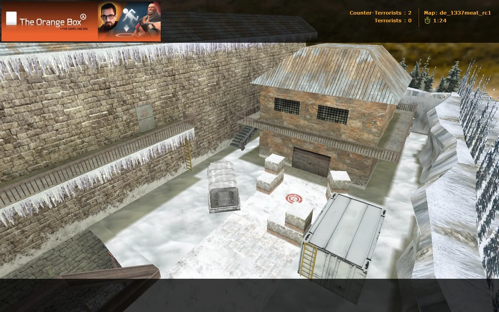Скачать de_1337meat_rc1 — DE карта для CS 1.6: точки под каты, боты по .nav, баланс сторон - Скриншот