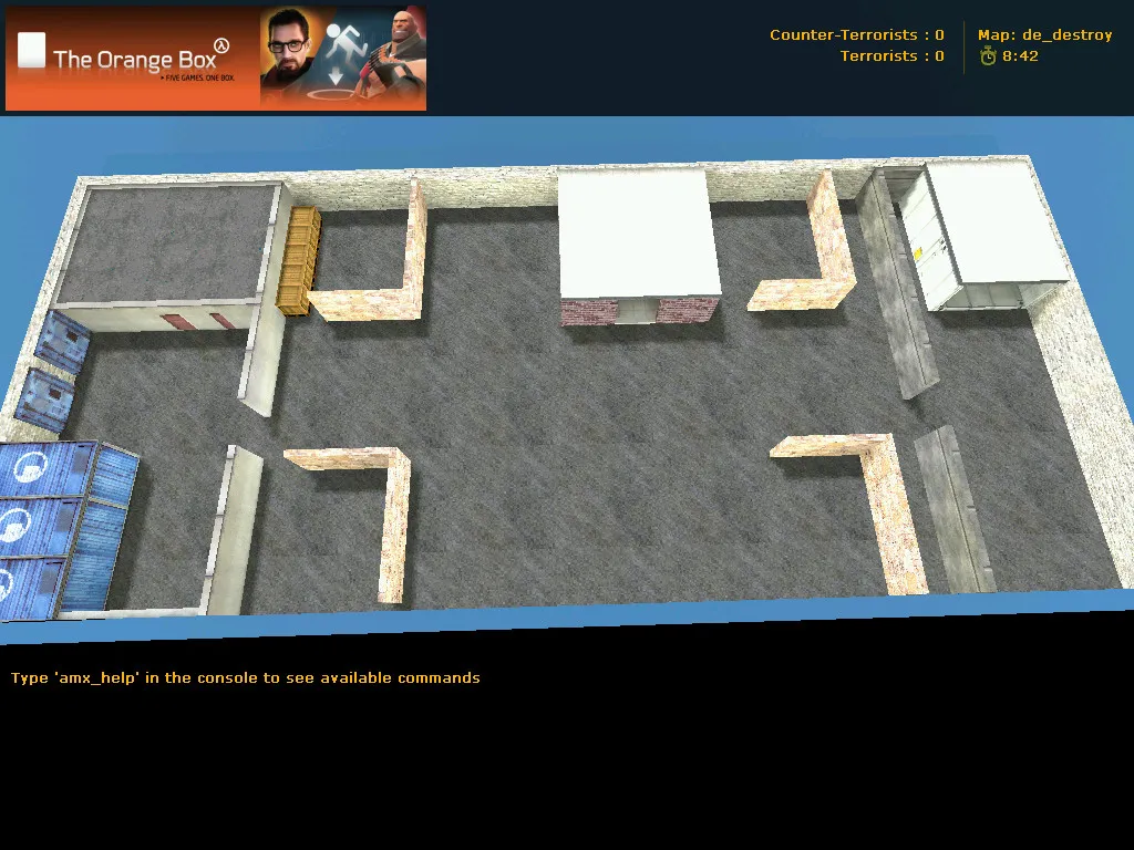 Скачать Карта de_destroy для CS 1.6: точки, маршрут, .nav для ботов, оптимизация wpoly/epoly - Скриншот