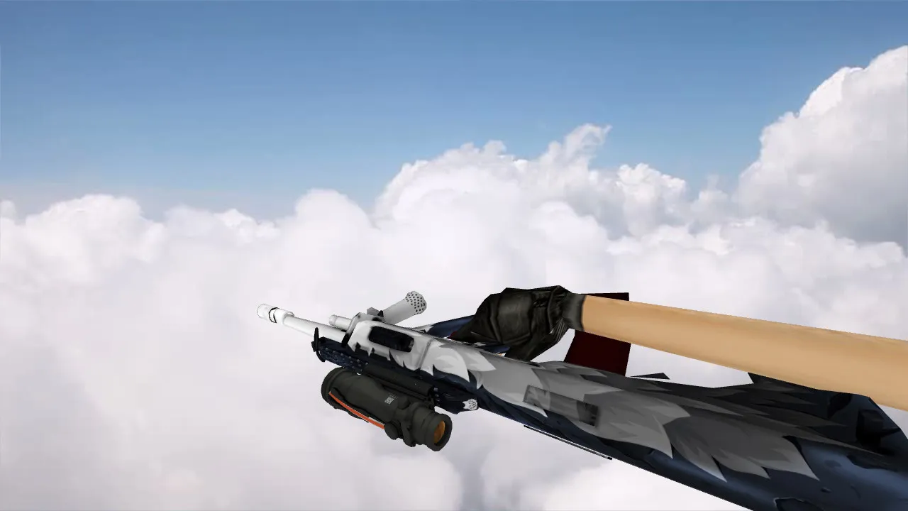 Скачать Модель AUG White Fang для CS 1.6 - Качество и Уникальность - Скриншот