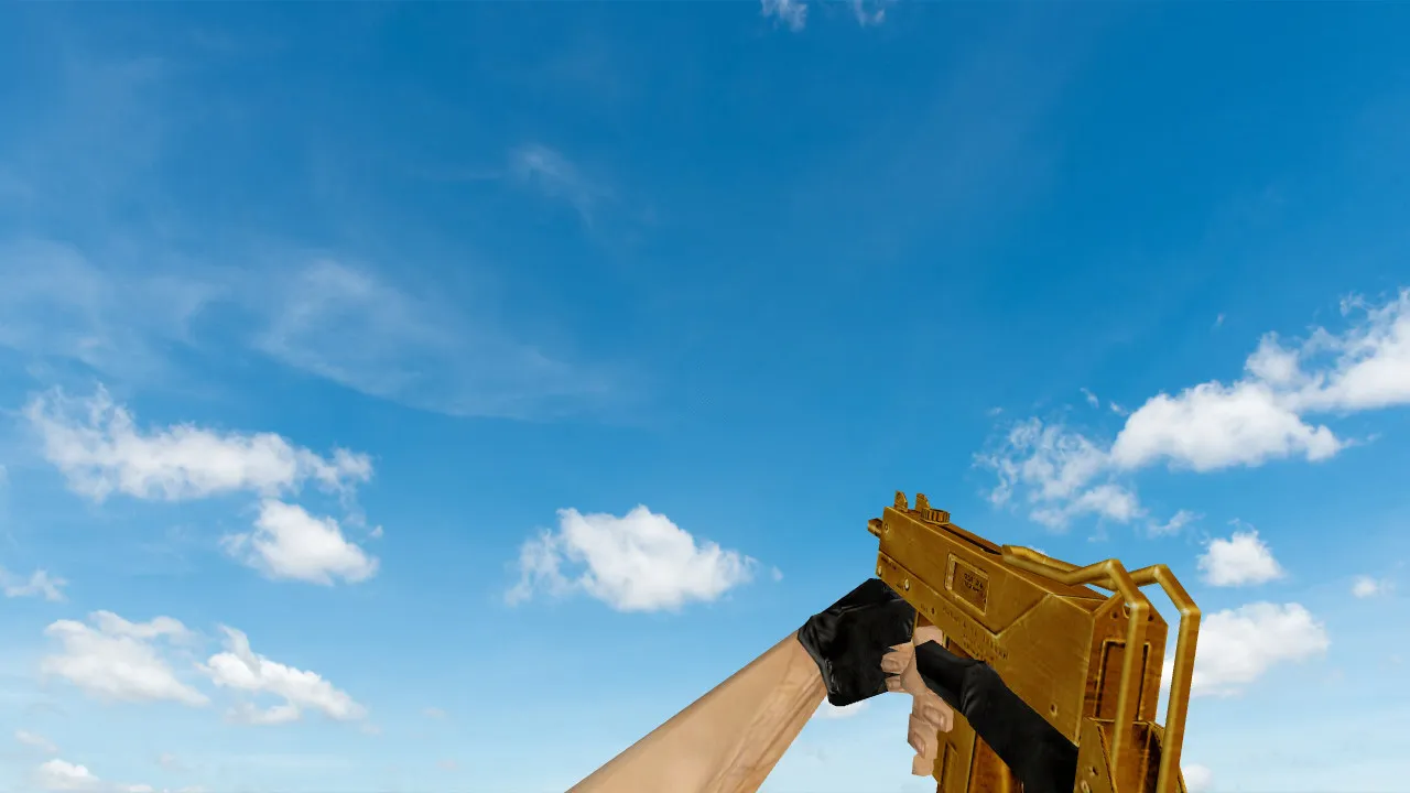 Пак моделей оружия «Gold Weapons Pack V3» для CS 1.6: v_ p_ w_ модели, звуки, анимация осмотра — скриншот 17