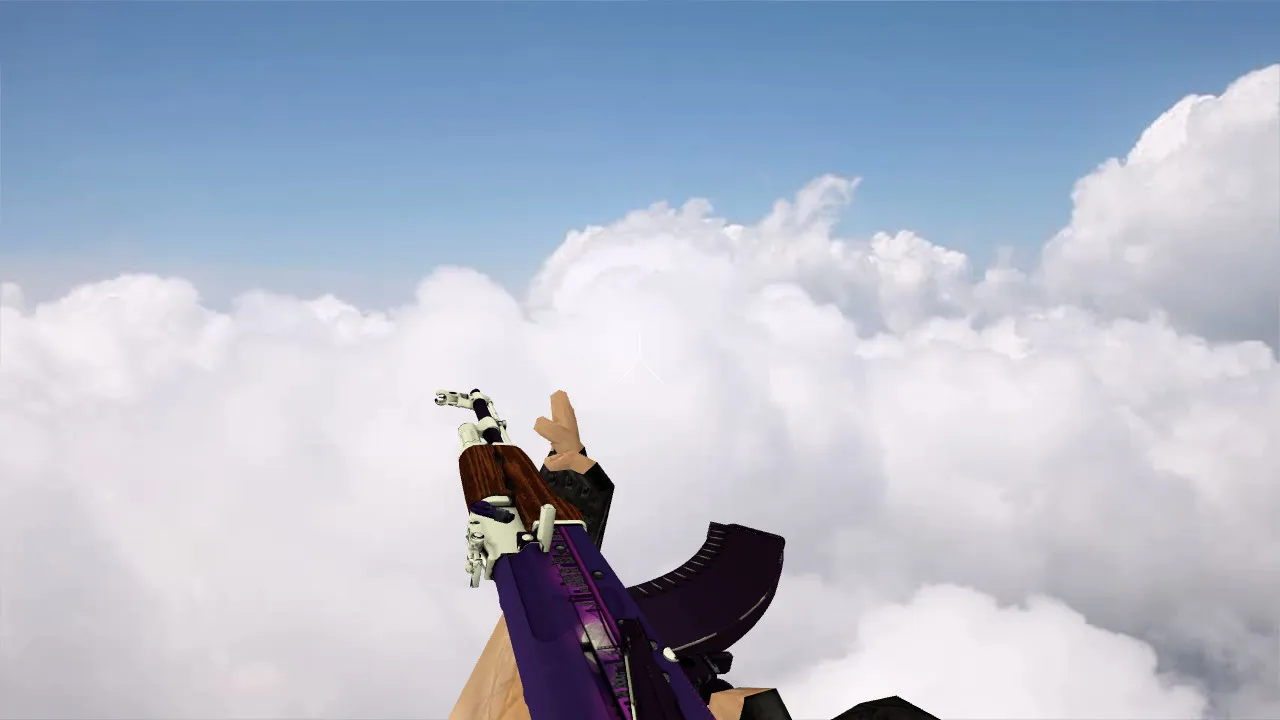 Скачать Модель «AK-47 Moonrise» для CS 1.6: уникальный стиль и качество - Скриншот