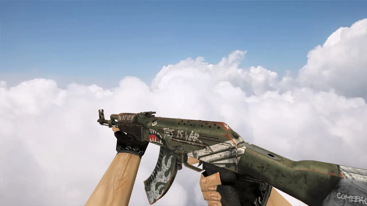 Модель «AK-47 Fallen Warrior» для CS 1.6: Погрузитесь в мир — скриншот 2