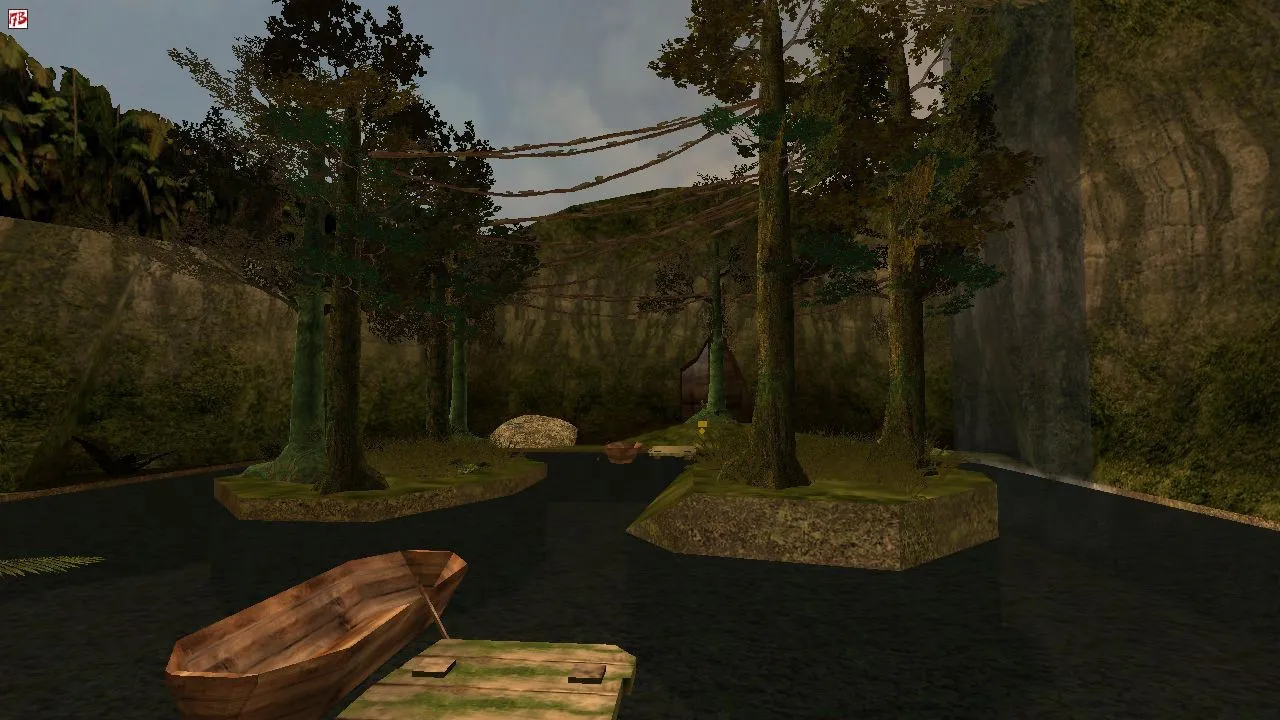 Скачать Карта de_ridersinthejungle для CS 1.6 — тактические особенности и оптимизация - Скриншот