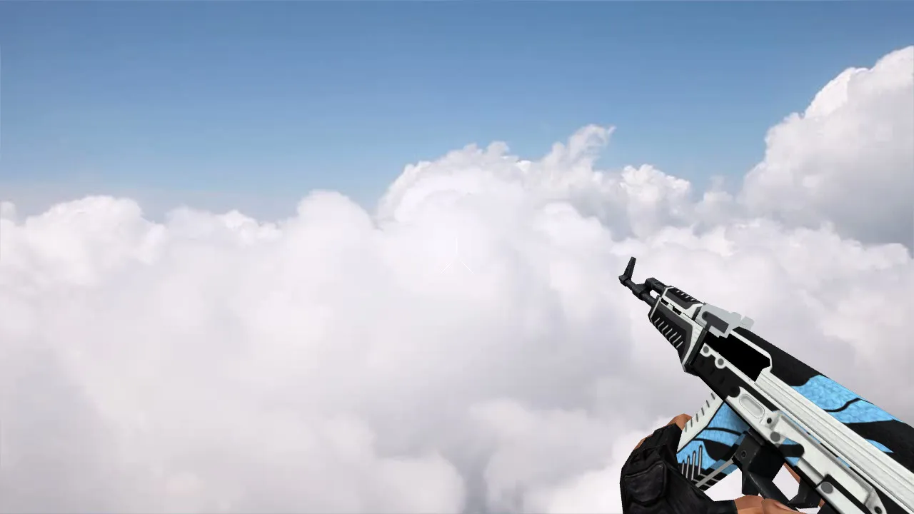 Скачать Модель v_ и p_ Default AK-47 Vulcan для CS 1.6: звуки, анимация осмотра, качество текстур - Скриншот