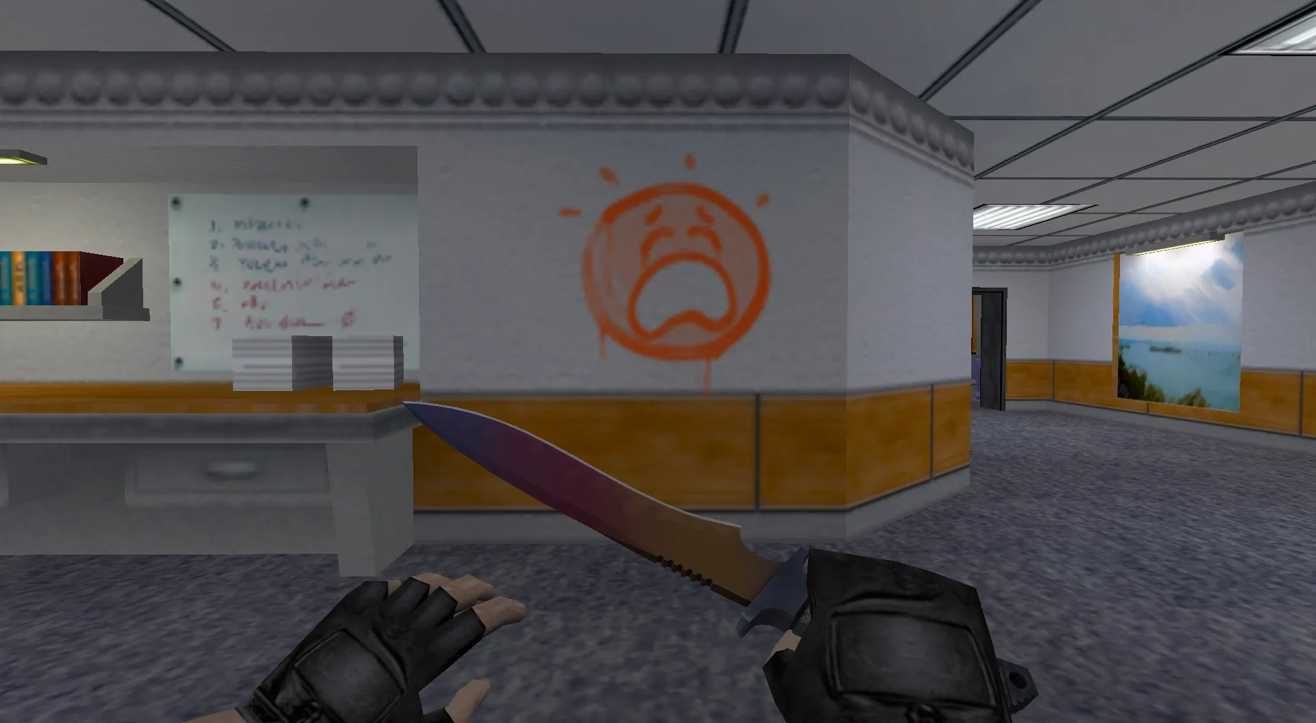 Скачать Граффити «Плак-плак» для CS 1.6 - Уникальный стиль из CS:GO - Скриншот