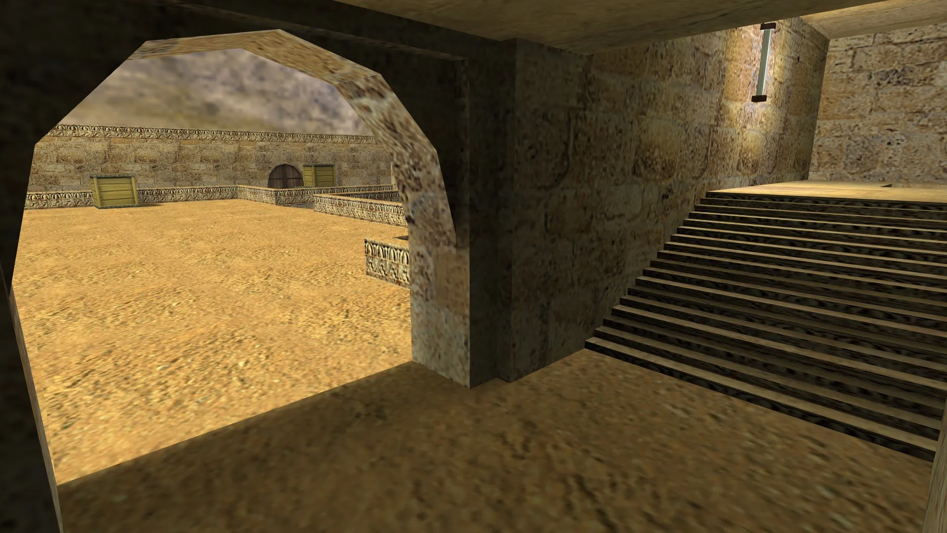 de_2storydust для CS 1.6: обзор карты, тактика сторон, оптимизация и .nav для ботов — скриншот 7