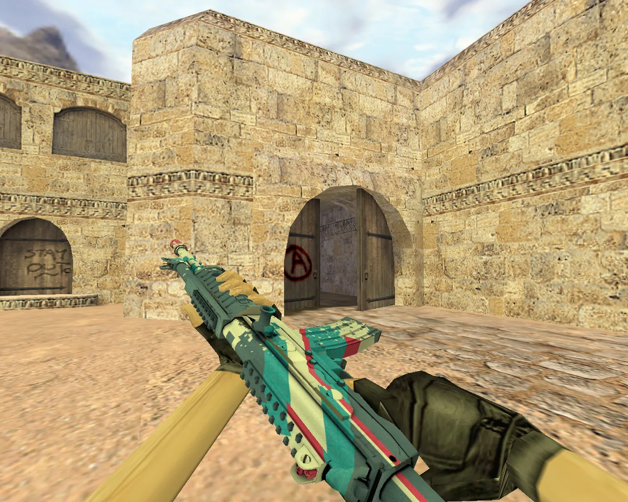 Скачать Модель «Galil Леденец» для CS 1.6 - Погрузитесь в игру - Скриншот