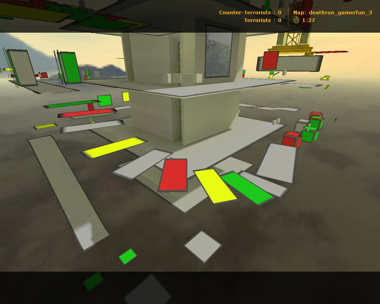 Скачать deathrun_gamerfun_3 для CS 1.6: тайминги ловушек, точки за CT/T, оптимизация и .nav для ботов - Скриншот