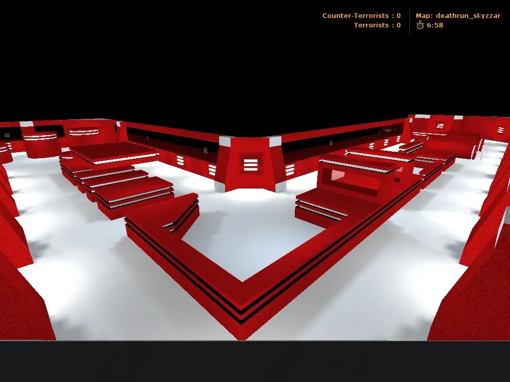 Скачать deathrun_skyzzar_f для CS 1.6: карта deathrun, точки, .nav для ботов, оптимизация wpoly/epoly - Скриншот