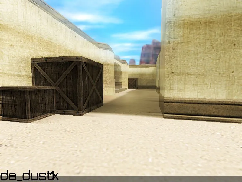 Скачать Карта de_dust1x для CS 1.6: точки, раунды, .nav и оптимизация wpoly/epoly - Скриншот