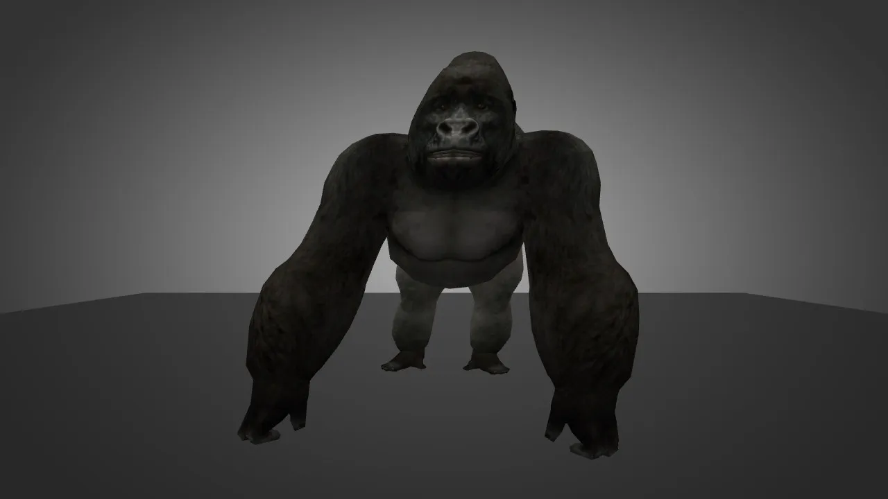 Скачать Модель «Little Gorilla» для CS 1.6 - Уникальный скин для вашего персонажа - Скриншот
