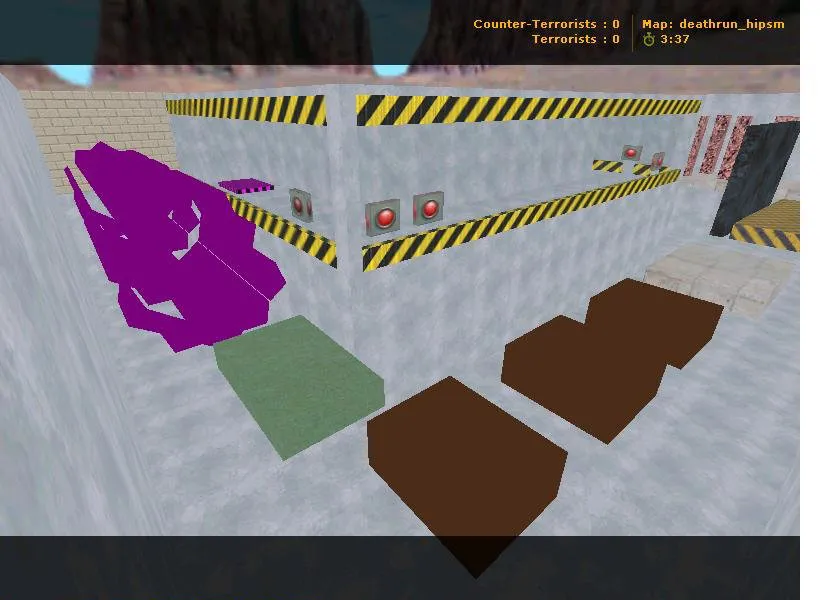 Скачать deathrun_hipsm для CS 1.6 — карта Deathrun, тактические точки и оптимизация под стабильный FPS - Скриншот
