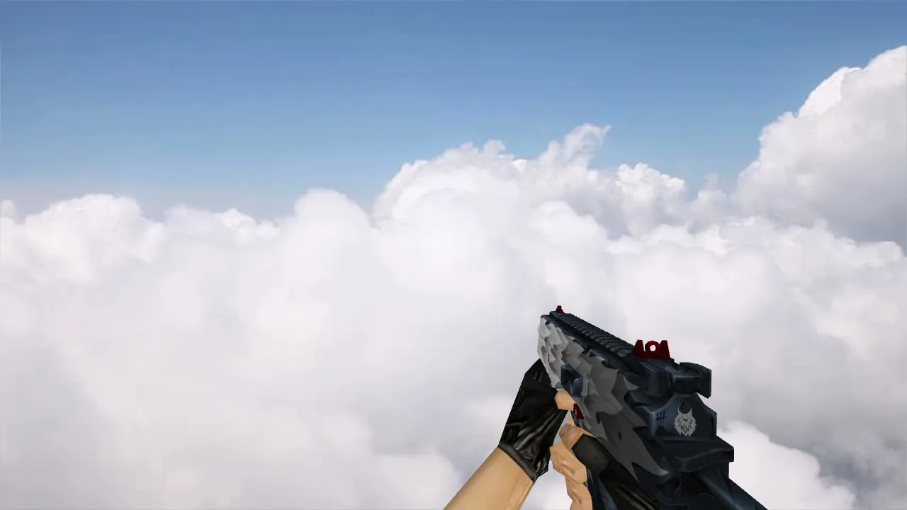 Скачать Модель MP9 White Fang для CS 1.6 - Качество и Уникальность - Скриншот
