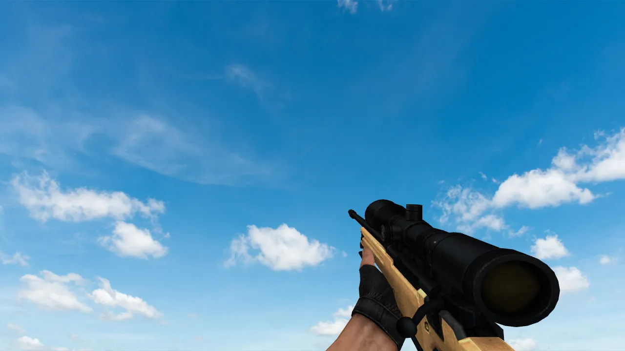Скачать Пак моделей оружия Golden Weapon Pack для CS 1.6: v_, p_, w_ модели, звуки, анимация осмотра и настройки качества текстур - Скриншот
