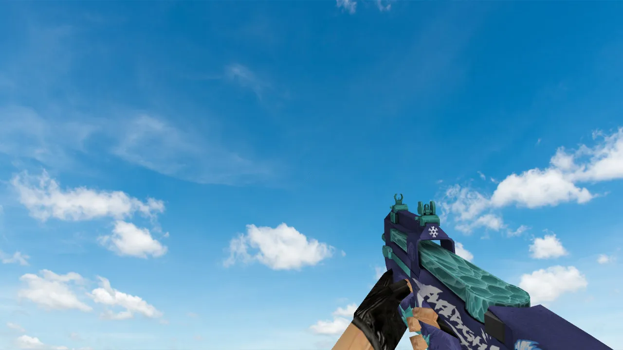 Скачать Модель «P90 Yeti» для CS 1.6 - Эффективное оружие для победы - Скриншот