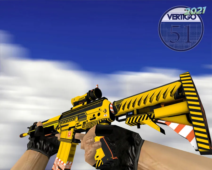 Скачать Пак скинов «Vertigo 2021» для CS 1.6: v_ p_ w_ модели оружия, звуки и осмотр - Скриншот