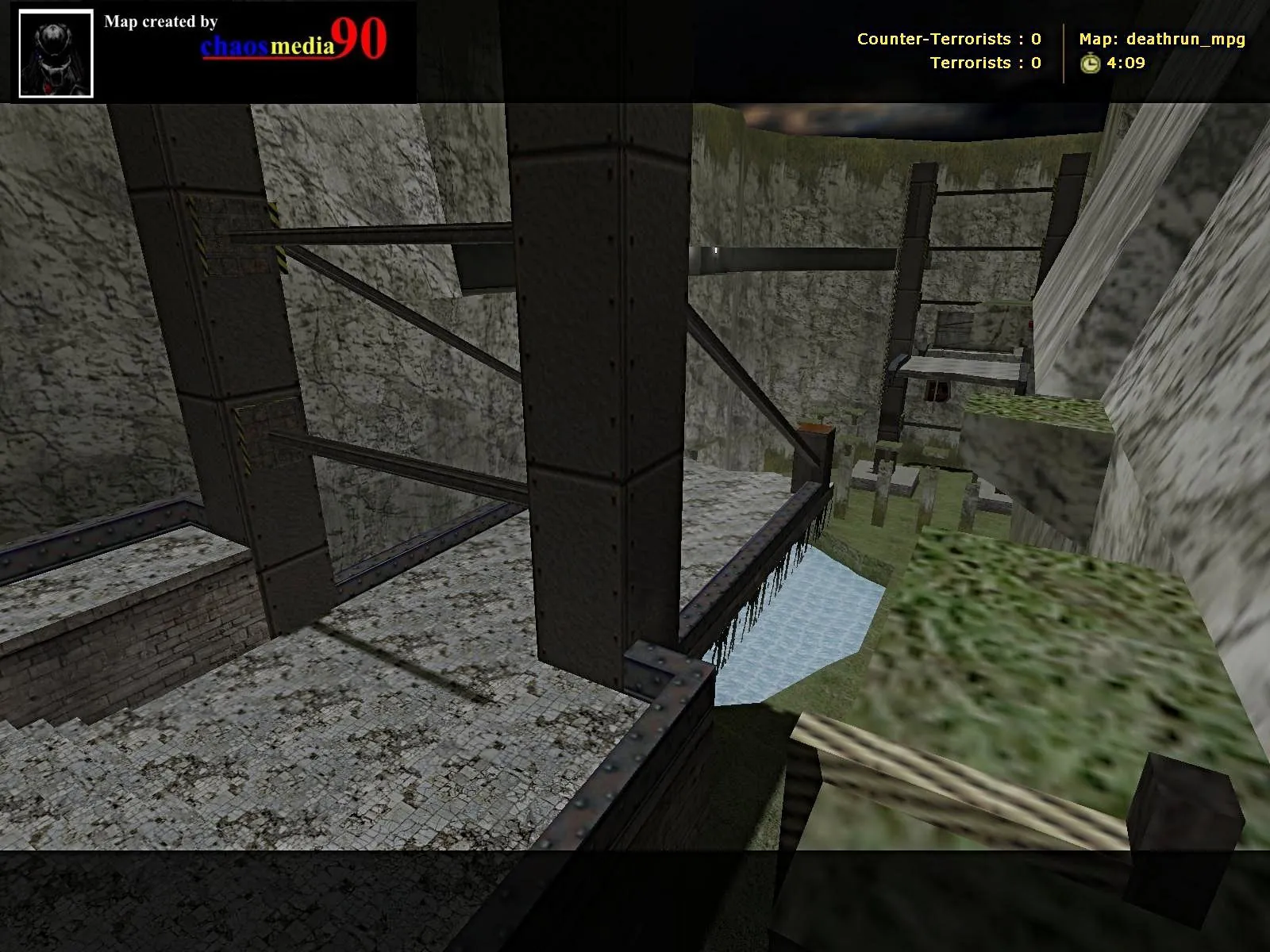 Скачать Карта deathrun_mpg для CS 1.6: deathrun режим, точки, .nav для ботов и оптимизация - Скриншот