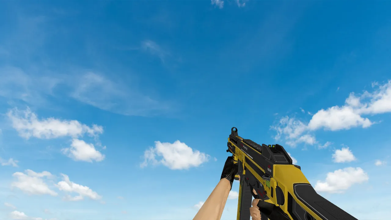 Скачать Модель «UMP-45 Tech Forse» для CS 1.6: Обзор и Загрузка - Скриншот