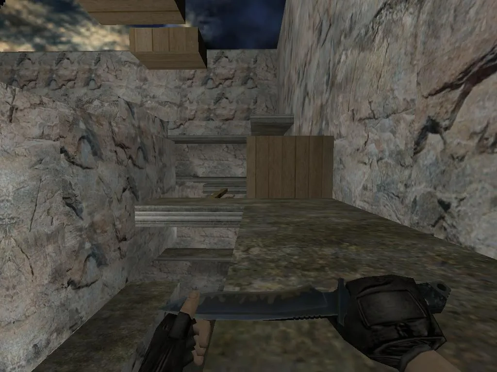 Скачать deathrun_p6lva2_final для CS 1.6: карта Deathrun, точки, тактика и запуск без проблем - Скриншот