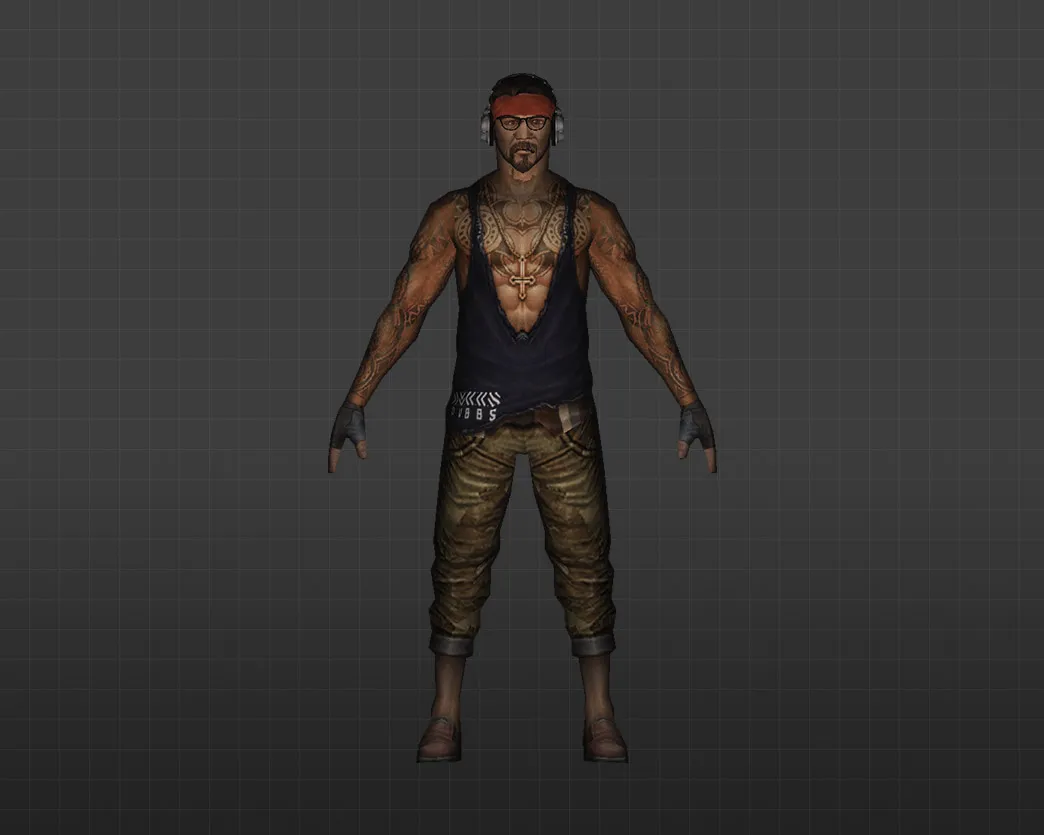 Скачать Модель «Современный Guerilla» для CS 1.6 - Уникальный скин для игроков - Скриншот