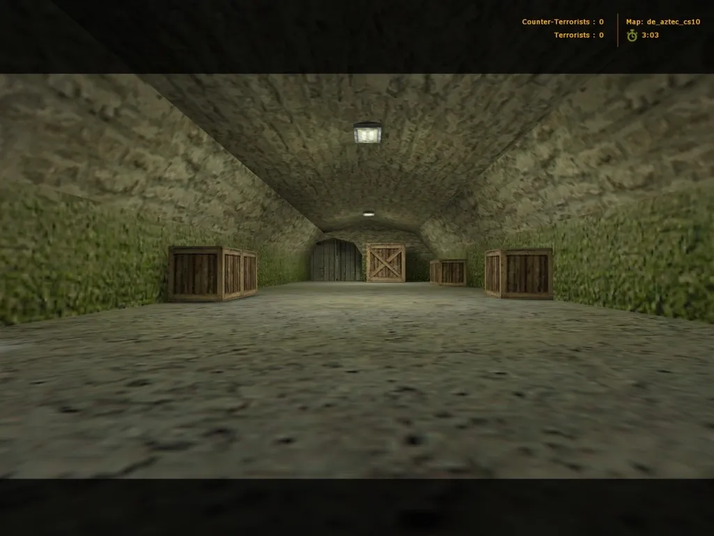 Скачать de_aztec_cs10 для CS 1.6: карта, баланс сторон, тактики, .nav и оптимизация wpoly/epoly - Скриншот