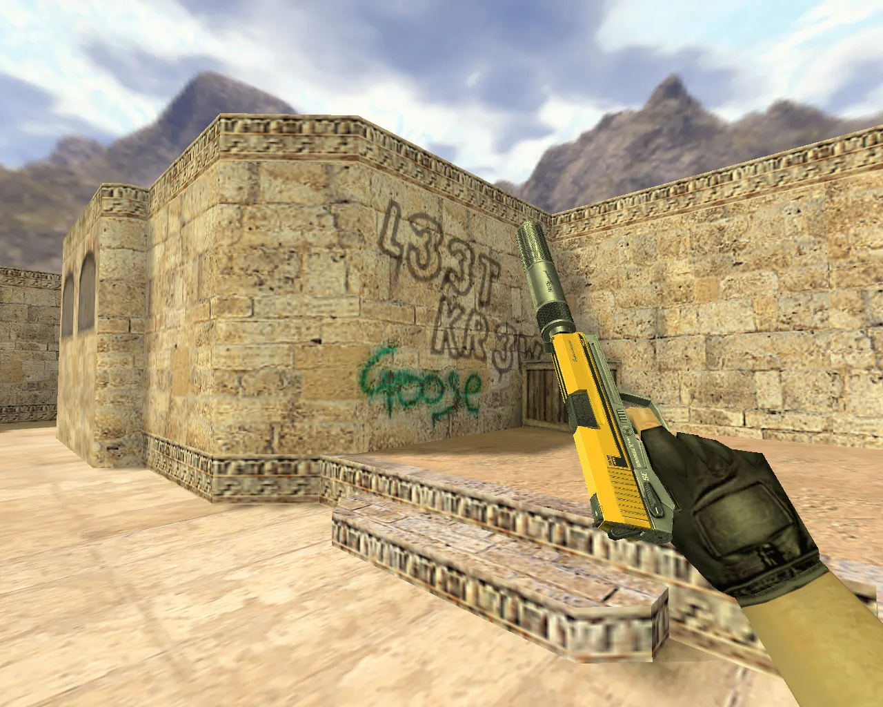 Скачать Модель «USP Топливный инжектор» для CS 1.6 - Оружие с уникальным дизайном - Скриншот