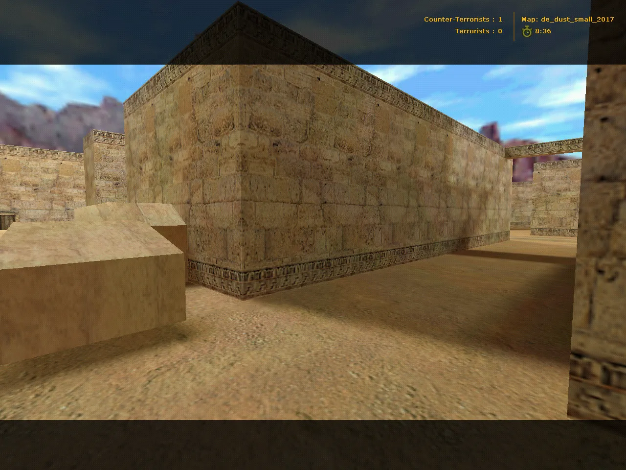Скачать de_dust_small_2017 для CS 1.6 — тактика, точки, .nav и оптимизация карты - Скриншот